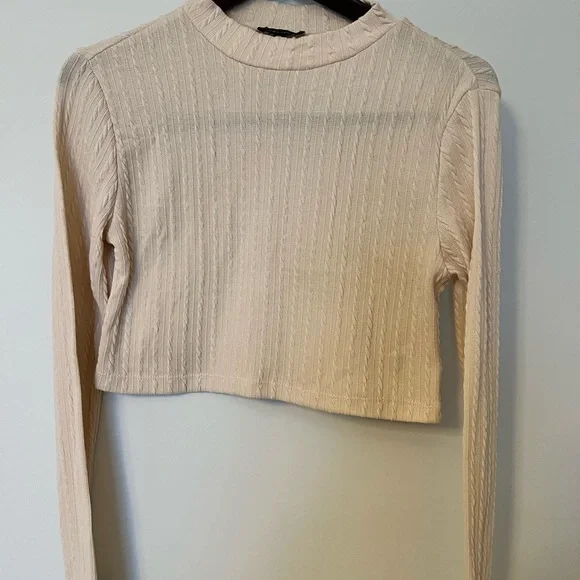 Chic Cream Wide Leg 2 piece outfit - Picture 5 of 9